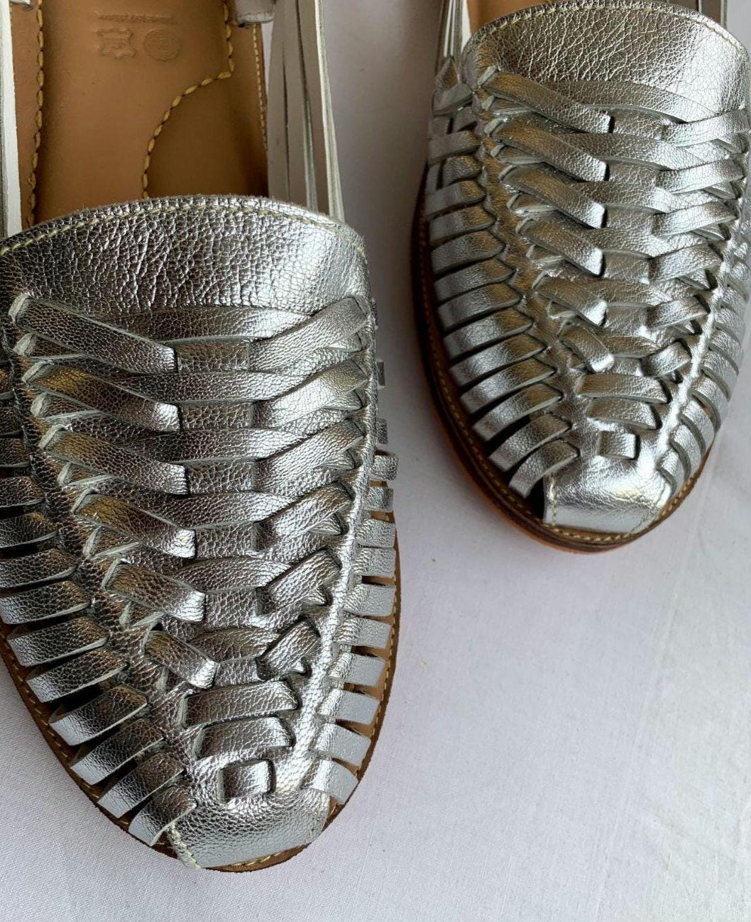 Handmade Leather Huarache Sandals: Mexican Vintage Style