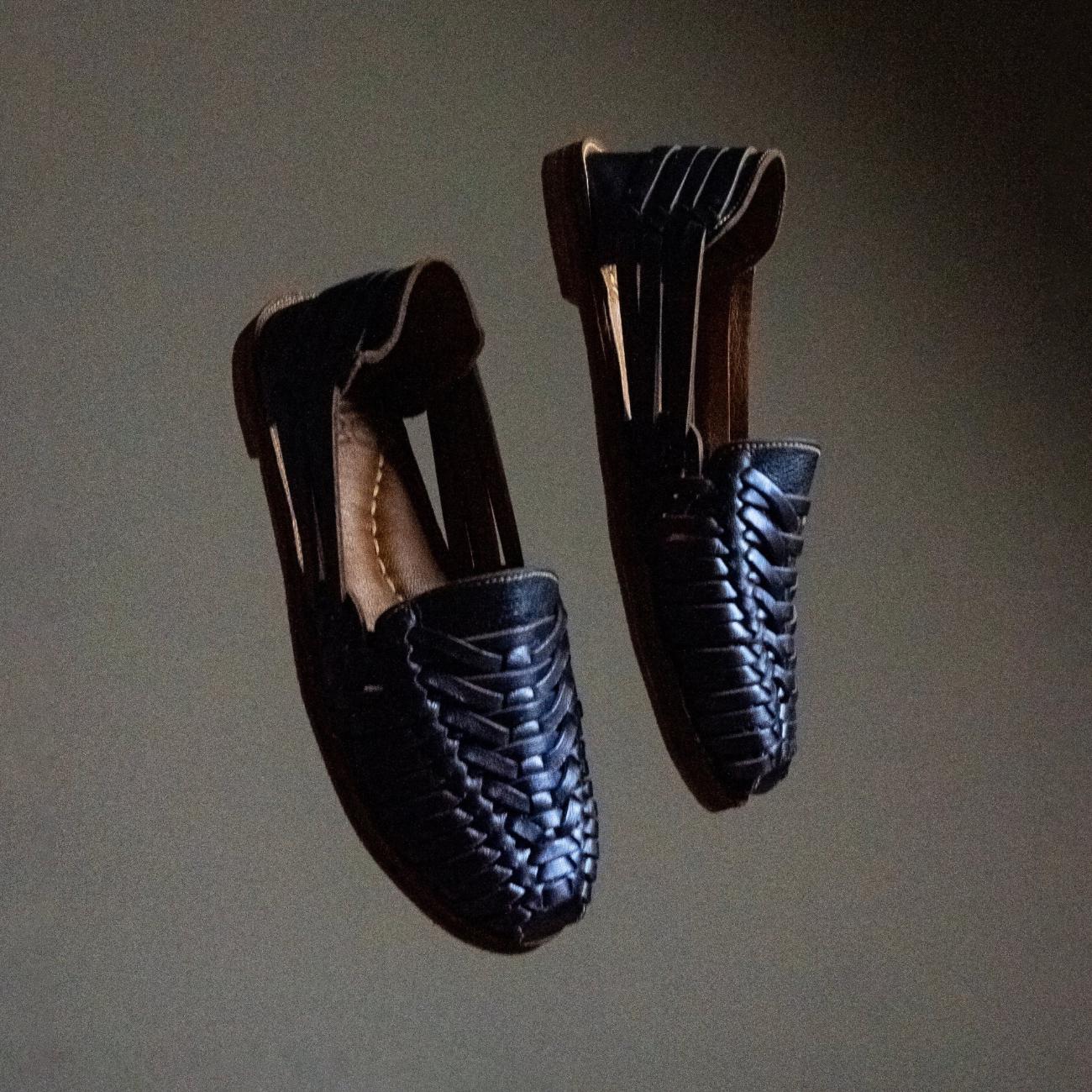 Handmade Leather Huarache Sandals: Mexican Woven Comfort Shoes