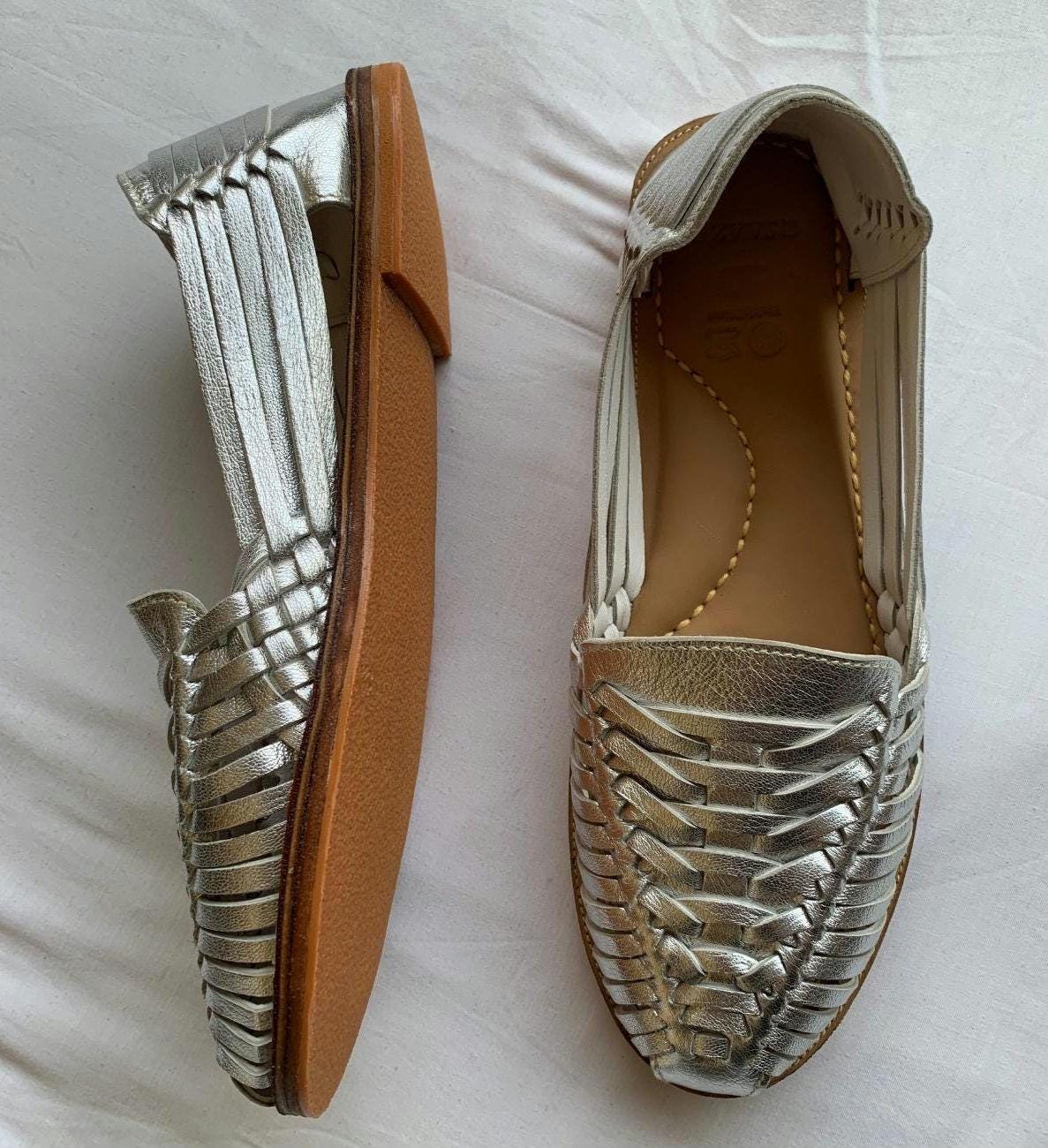Handmade Leather Huarache Sandals: Mexican Woven Comfort Shoes