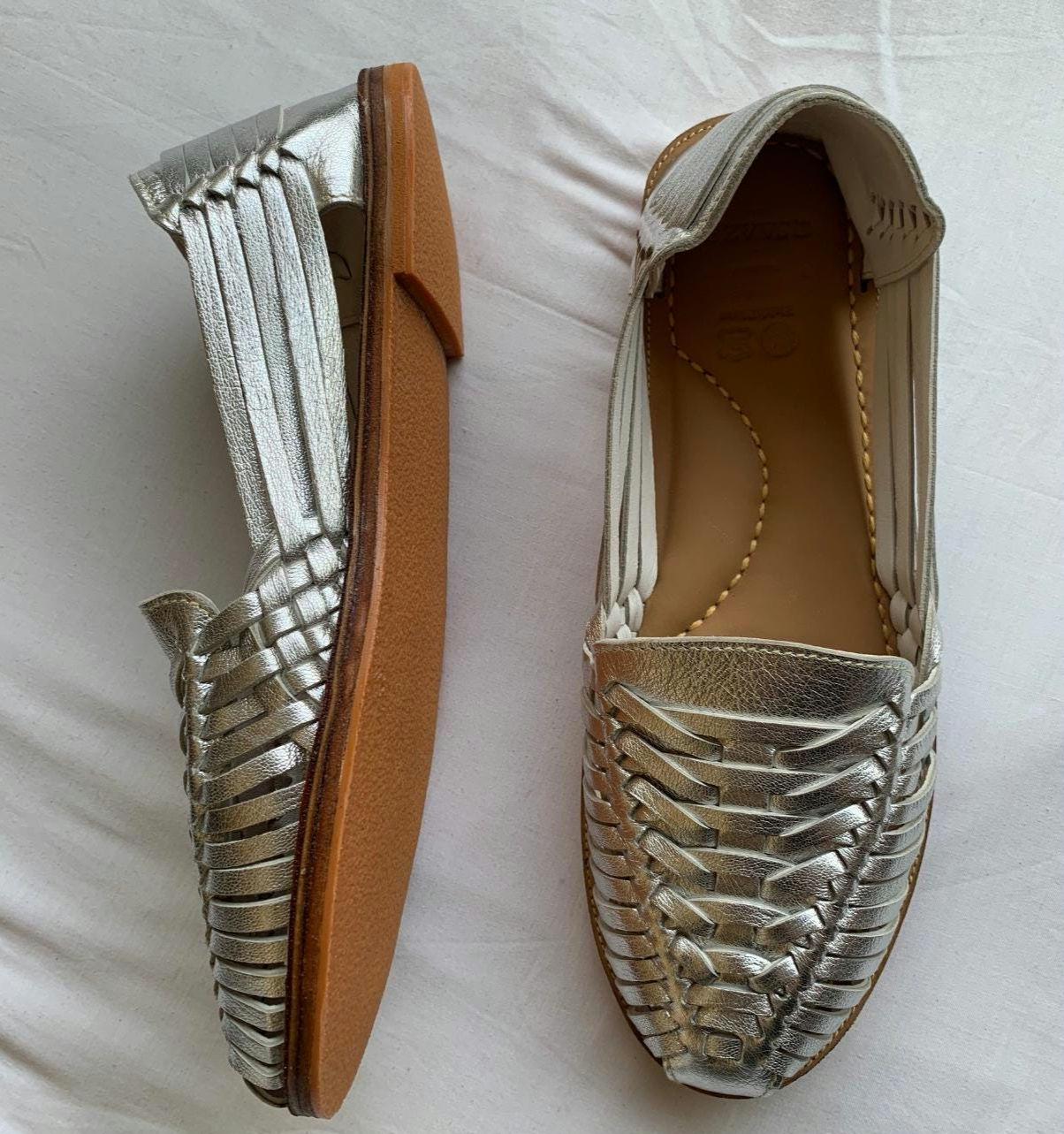 Handmade Leather Huarache Sandals: Mexican Vintage Style