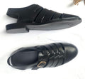 Mens Handmade Leather Fisherman Sandals: Cushioned Arch Support Shoes for Men