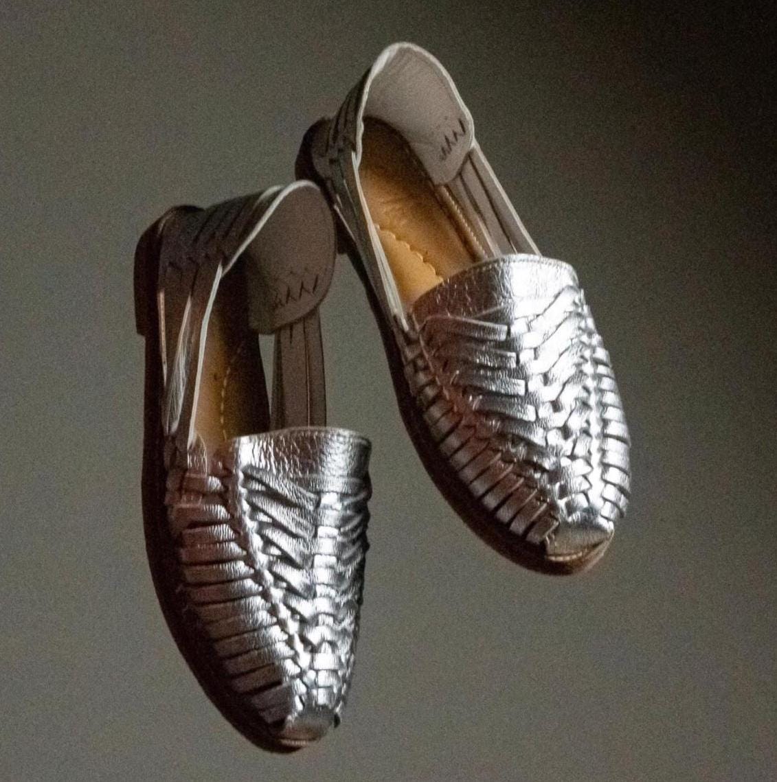 Handmade Leather Huarache Sandals: Mexican Vintage Style