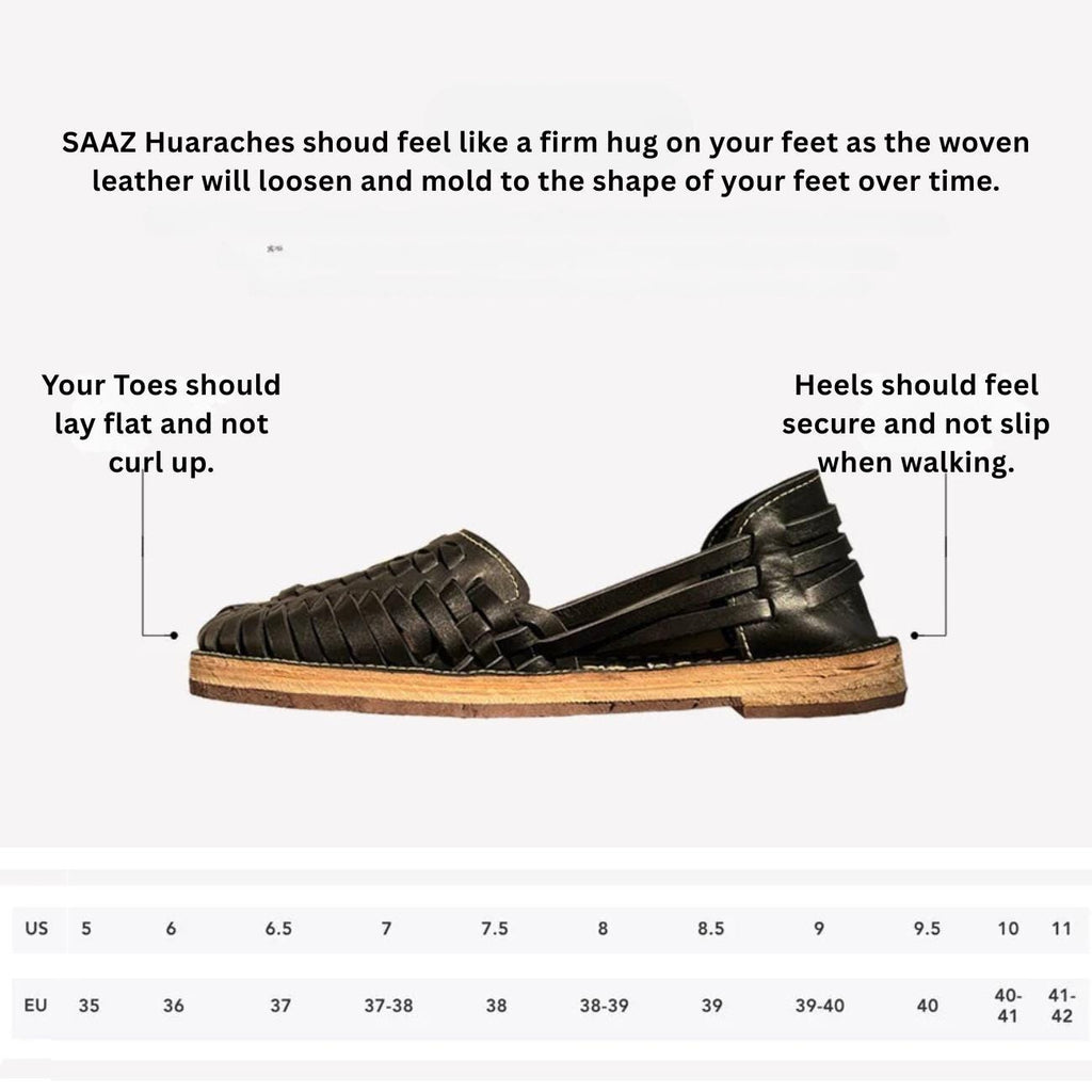 Handmade Black Leather Huarache Sandals: Men's Mexican Sandalias