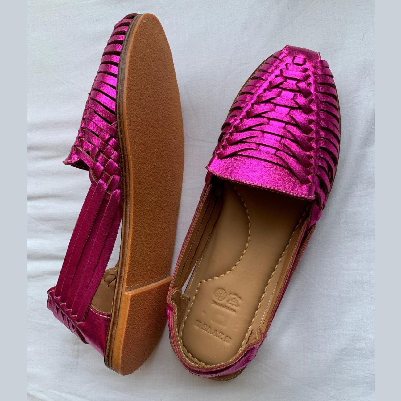 Handmade Leather Huarache Sandals: Mexican Vintage Style