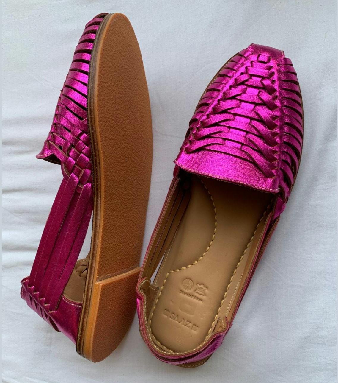 Handmade Leather Huarache Sandals: Mexican Vintage Style