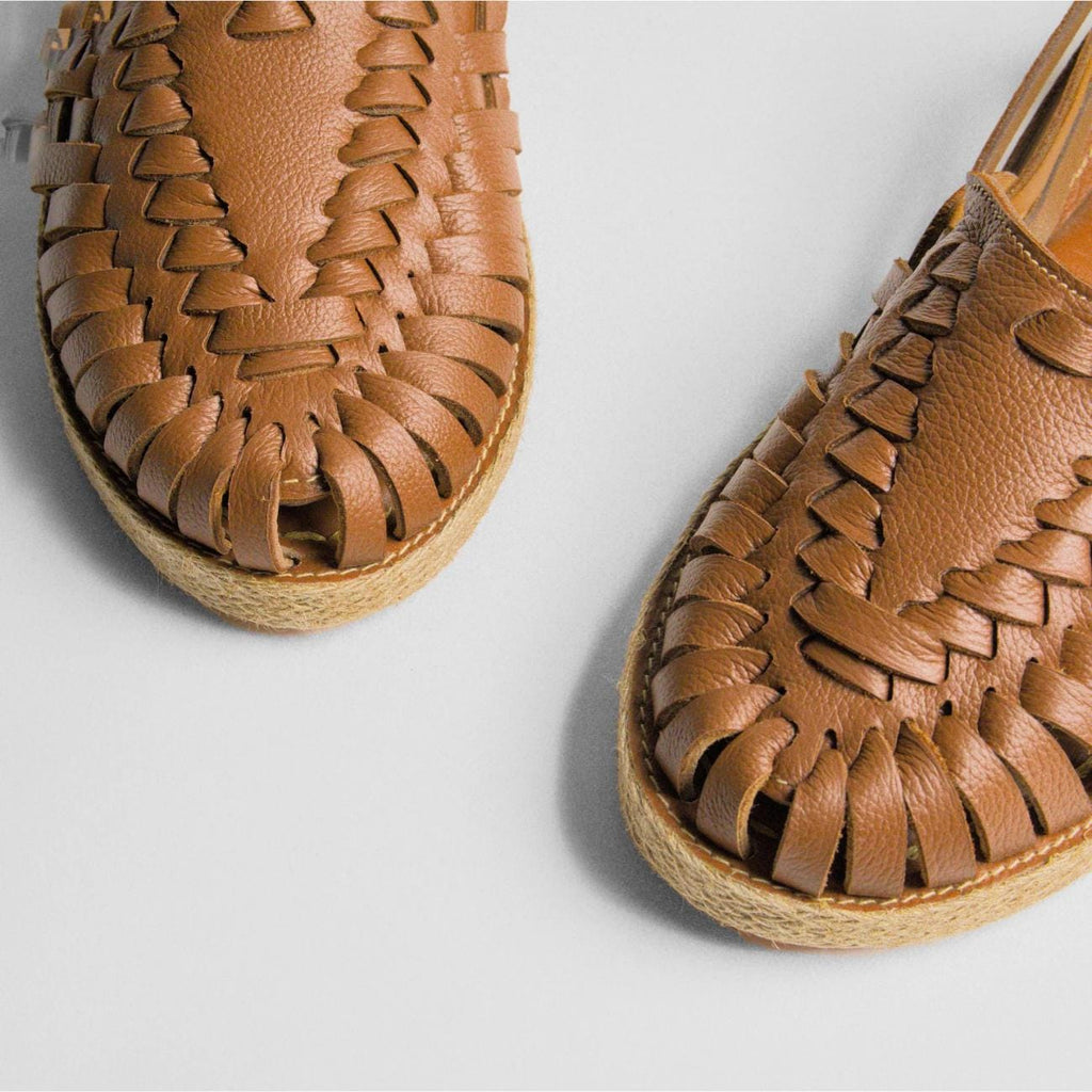 Handmade Leather Huarache Sandals: Mexican Fisherman Style Vintage Shoes
