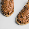 Handmade Leather Huarache Sandals: Mexican Fisherman Style Vintage Shoes