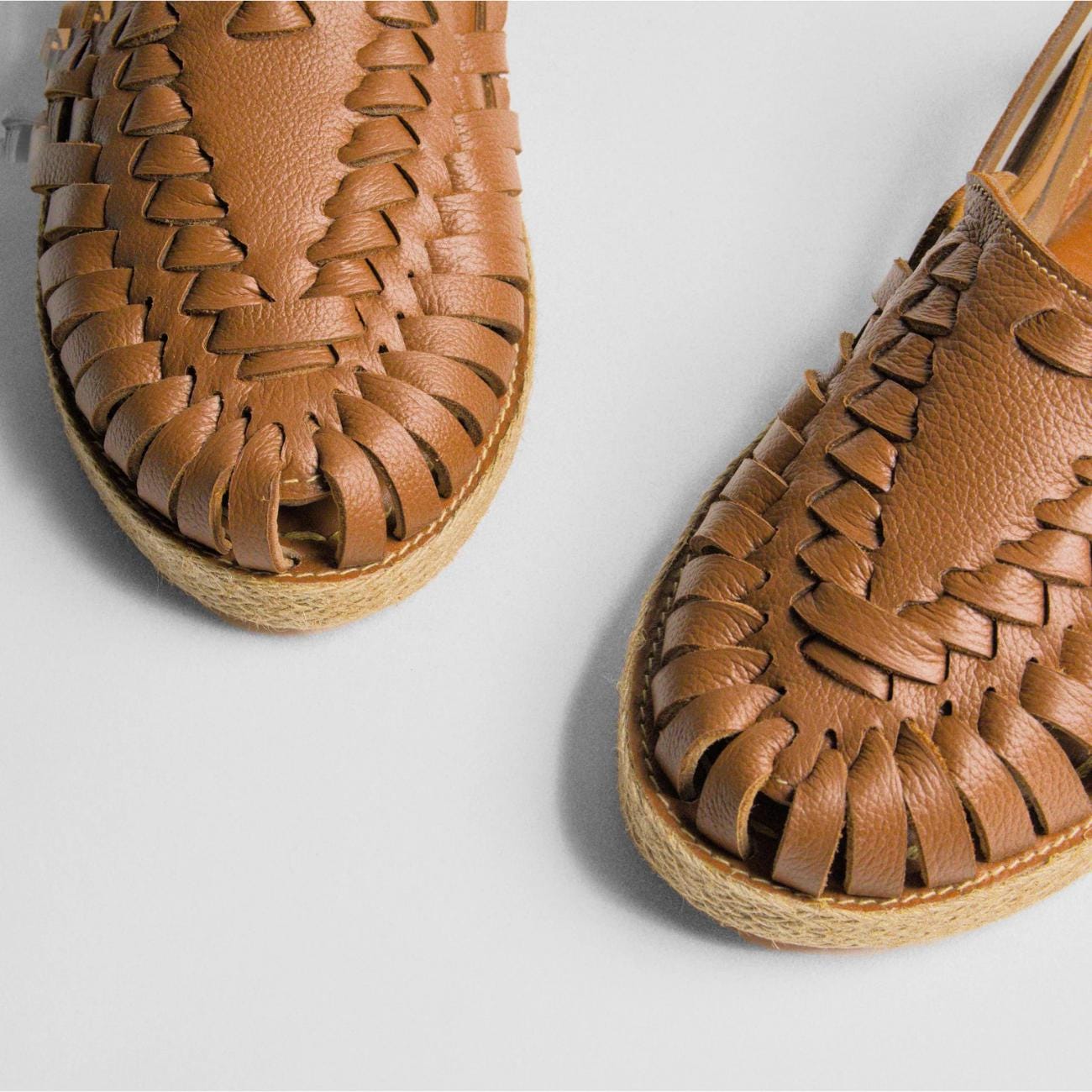 Handmade Leather Huarache Sandals: Mexican Fisherman Style Vintage Shoes