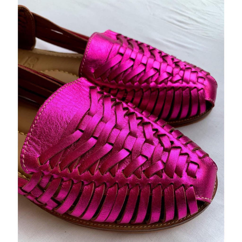 Handmade Leather Huarache Sandals: Mexican Woven Comfort Shoes